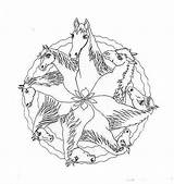 Pferde Ausdrucken Coloriages Chevaux Cavalli Malvorlage Malvorlagen Mandalas Ausmalen Herbst Pferd Heimwerker Malvorlagan Aime Ecrire Commentaire sketch template