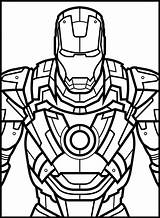 Marvel Coloring Man Iron Drawing Line Avengers Pages Ironman Clipart Adult Hero Drawings Showcase Easy Book Behance Official Colouring Super sketch template