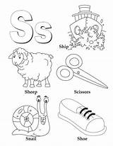 Alphabet Coloringpagesfortoddlers sketch template