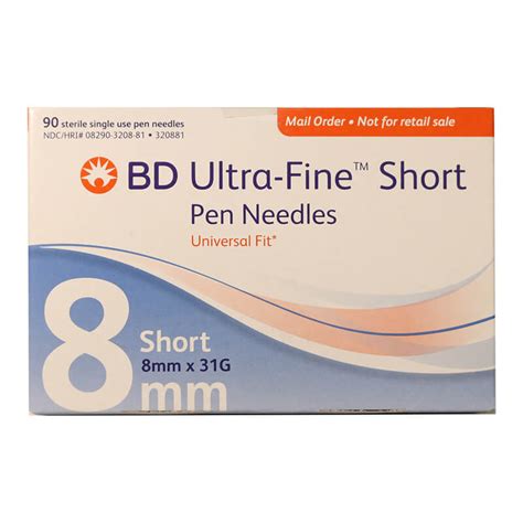 bd ultra fine short  needles  case