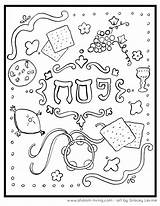 Passover Coloring Pages Printable Pesach Happy Shalom Sheets Print Color Getcolorings Living Getdrawings sketch template