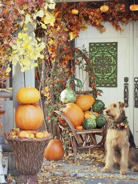 incredible designs fall porch decorating freshnist