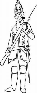 Redcoat Drawing Soldier Coat Red Getdrawings Paintingvalley Collection sketch template