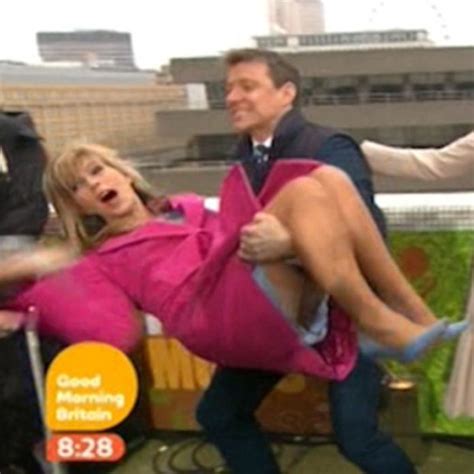 kate garraway flashes her crotchless knickers live on tv