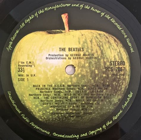apple records label variations