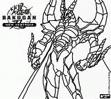 Bakugan Hydranoid sketch template