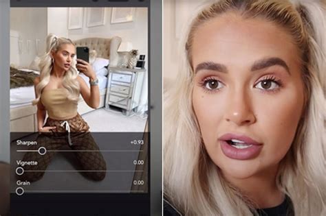 molly mae hague shares how she edits her photos as she spills instagram