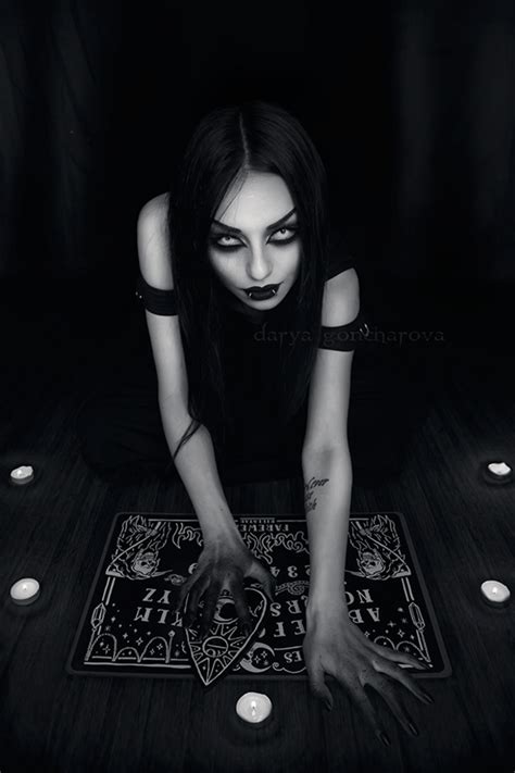 Patreon Darya Goncharova Beautiful Dark Art Black Metal Girl