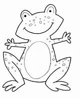 Frog Coloring Pages Head Bestappsforkids sketch template