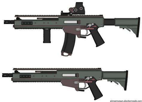mcr modular combat rifle  gardehusardeviantartcom  atdeviantart future weapons