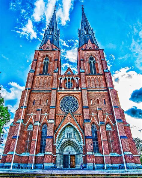 uppsala cathedral  stockholm sweden