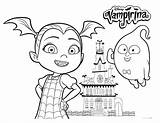 Vampirina Coloring Pages Demi Printable sketch template