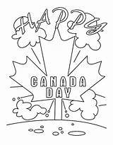 Canada Coloring Pages Happy Its National Welcome Country Memorable Colouring Kids Jolly Event Cross Color Sheets Running Flag Print Printable sketch template