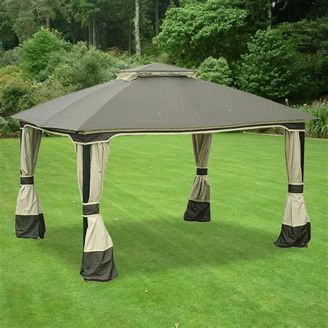 garden winds replacement canopy top  side mosquito netting set  lowes  gazebo