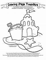 Drawing Sandcastle Sand Castle Clipart Kids Coloring Library sketch template