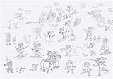 Wimmelbild sketch template