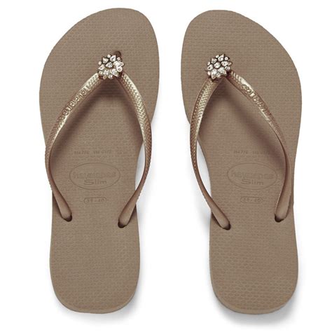 havaianas women s crystal poem swarovski flip flops rose free uk