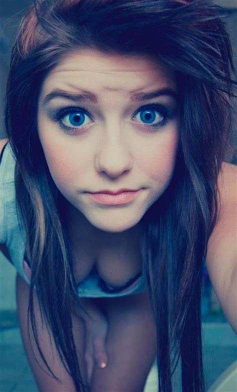 blue eyes cute teen girl iphone  hd  wallpapers images