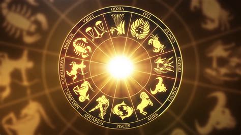 zodiac horoscope astrological sun signs  stock motion graphics sbv