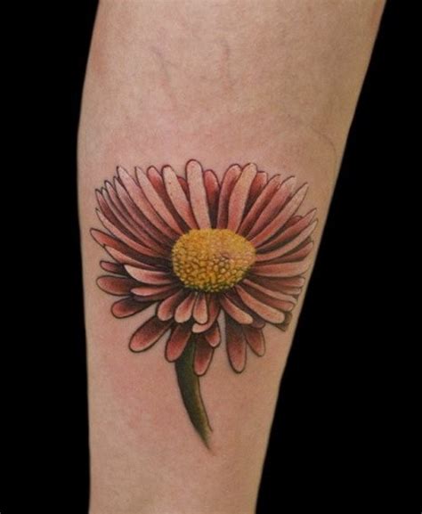 Amazing Girly Daisy Flower Tattoo On Arm Tattooimages