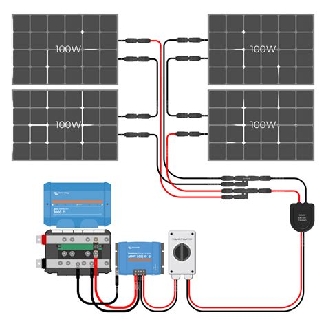 solar charging wiring kit    battery bank exploristlife