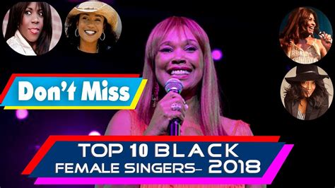 Top 10 Black Female Singers Of The World 2018 Best
