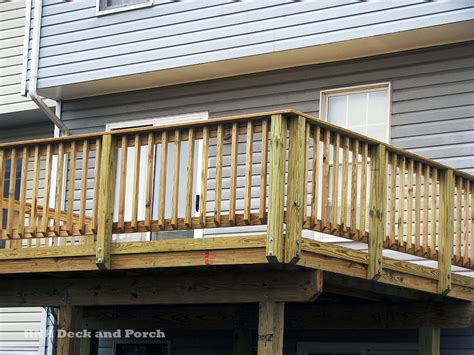 perfect pressure treated deck railing designs railing design site