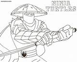 Ninja Coloring Turtle Turtles Pages Shredder Print sketch template