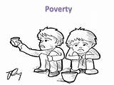 Poverty Drawing Poor People Slideshare Relative Getdrawings sketch template
