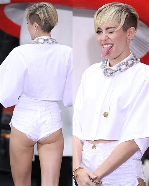 Miley Cyrus Flashes Bum In Low Sole Creepers On The Today Show