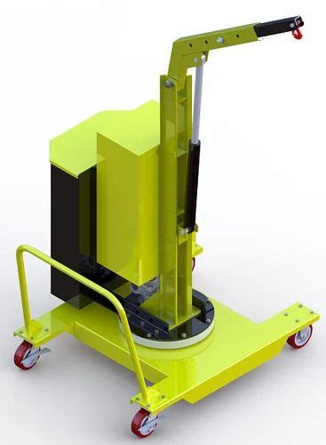 yellow electric swivel floor crane max height   capacity kgs id
