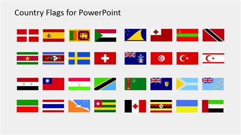 country flags clipart  powerpoint    slidemodel