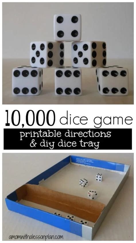 dice game printable rules  scoring