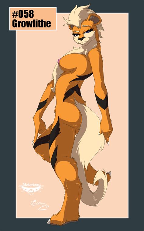 The Pokedex Project 058 Growlithe By Notorious Hentai Foundry