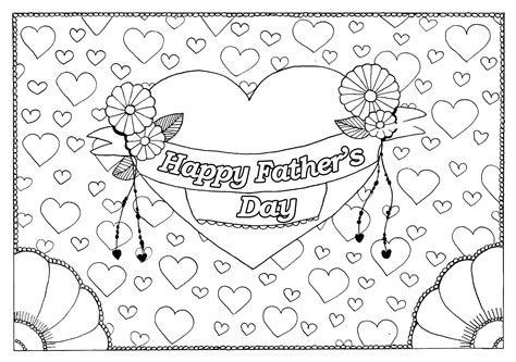 fathers day coloring page mothers day coloring pages fathers day
