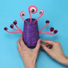 paper cup monster craft project ideas monster craft easy arts
