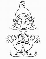 Coloring Duende Elfe Personnages Dibujos Personajes Getcolorings Coloriages sketch template