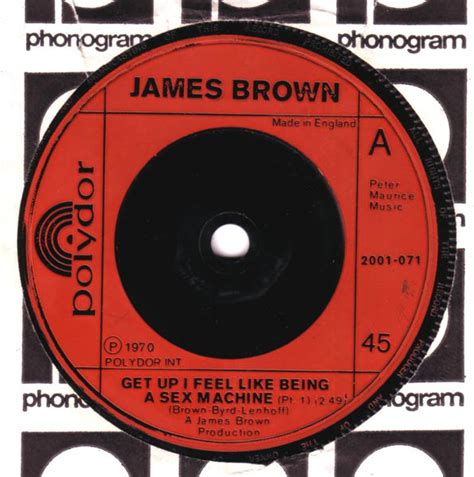 James Brown Get Up I Feel Like Being A Sex Machine Pt 1 Vinyl