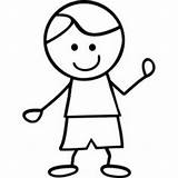 Stick Figure Boy Clipart Drawing Figures Kids Little Drawings Clip Child Brother People Girl Doodle Easy Playing Family Boys Cliparts sketch template