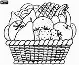 Frutas Cesta Fruta Variada Maça Canasta Alimentos Verduras sketch template