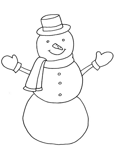 printable snowman winter coloring pages coloringpagebookcom