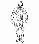 Coloring Muscle Popular sketch template