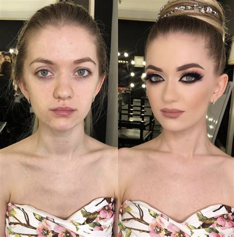 16 photos de femmes avant après le maquillage