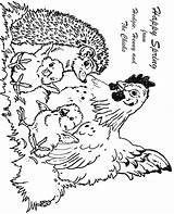 Coloring Jan Brett Spring Hedgie Happy Pages Henny Janbrett Printable Click Subscription Downloads Print sketch template