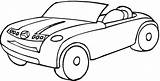 Convertible Car Coloring Getdrawings Drawing Pages sketch template