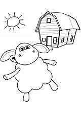 Timmy Shaun Colorir Kleurplaat Coloriage Carneirinho Sheep Pecora Desenhos Kleurplaten Tegninger Piccolo Oveja Ovejas Stampare sketch template