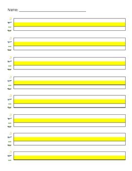 effective highlighted lined paper printable
