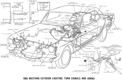 automotive   ford mustang wire diagram manual larger easy  read print exploded wo