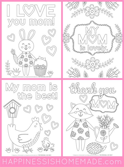 printable mothers day coloring pages  coloring pages