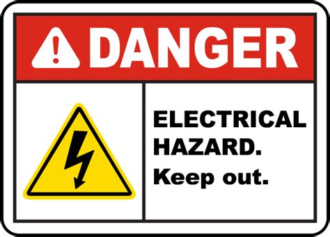 electrical hazard   sign claim   discount